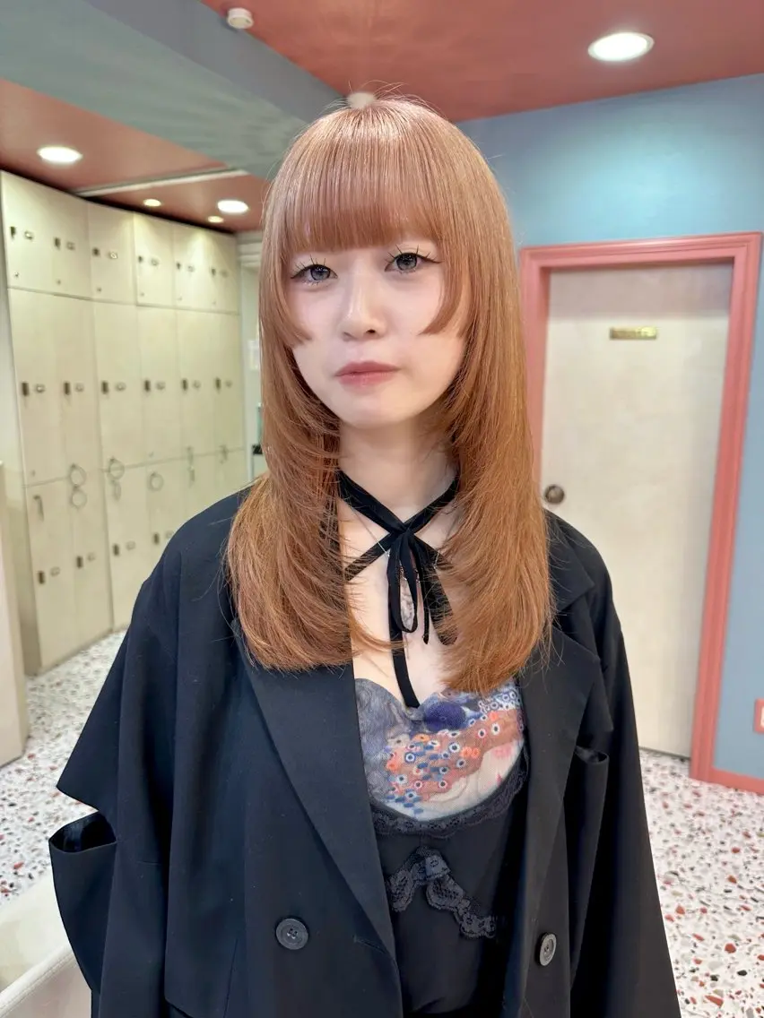 ロング カラー カット ヘアカラー トリートメント トレンドヘア🌿 chinariのヘアスタイル