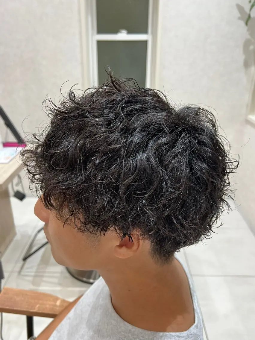 メンズ カット パーマ メンズ特化🔥パーマ 支持率1🔥たけしのヘアスタイル