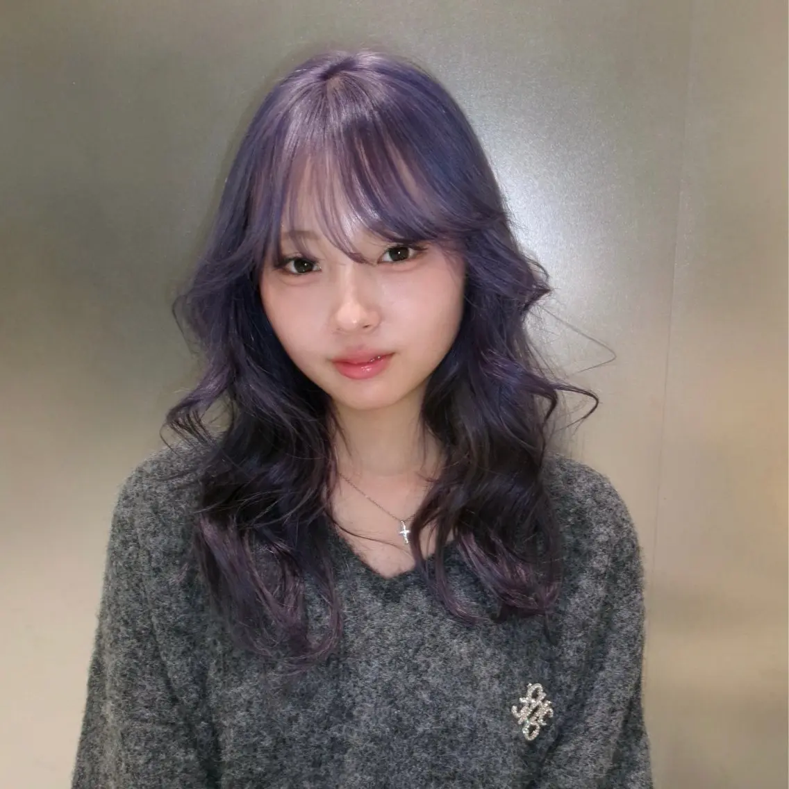 セミロング カラー ラベンダーカラー 🎀レイヤー/ カラー🐕🦺anのヘアスタイル