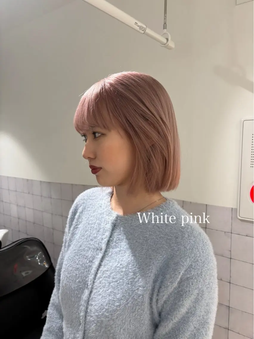 カラー ボブ/ハイライト🦓 /harukaのヘアスタイル