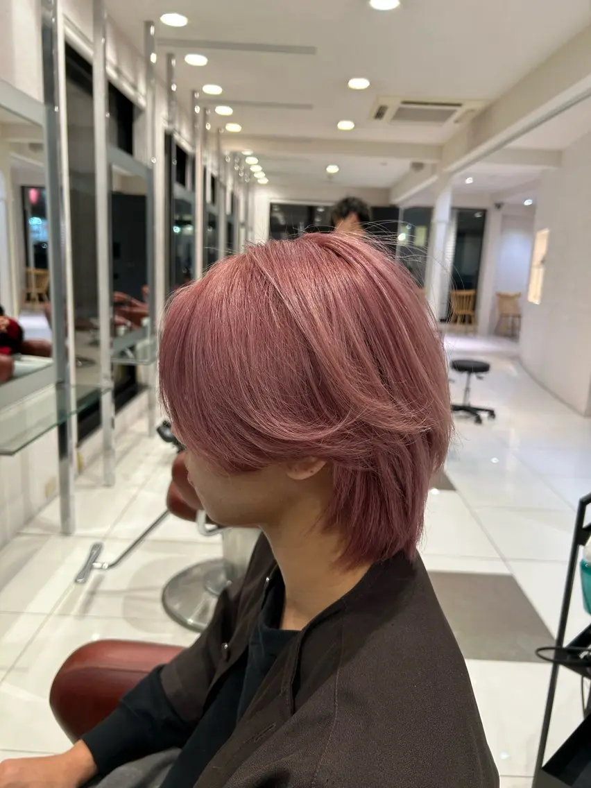 カラー メンズ ヘアカラー 石塚 光流のヘアスタイル