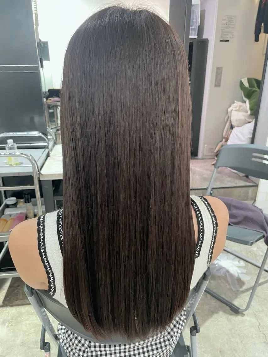 ロング カラー カット ヘアカラー mitchy モデル様募集中♪のヘアスタイル