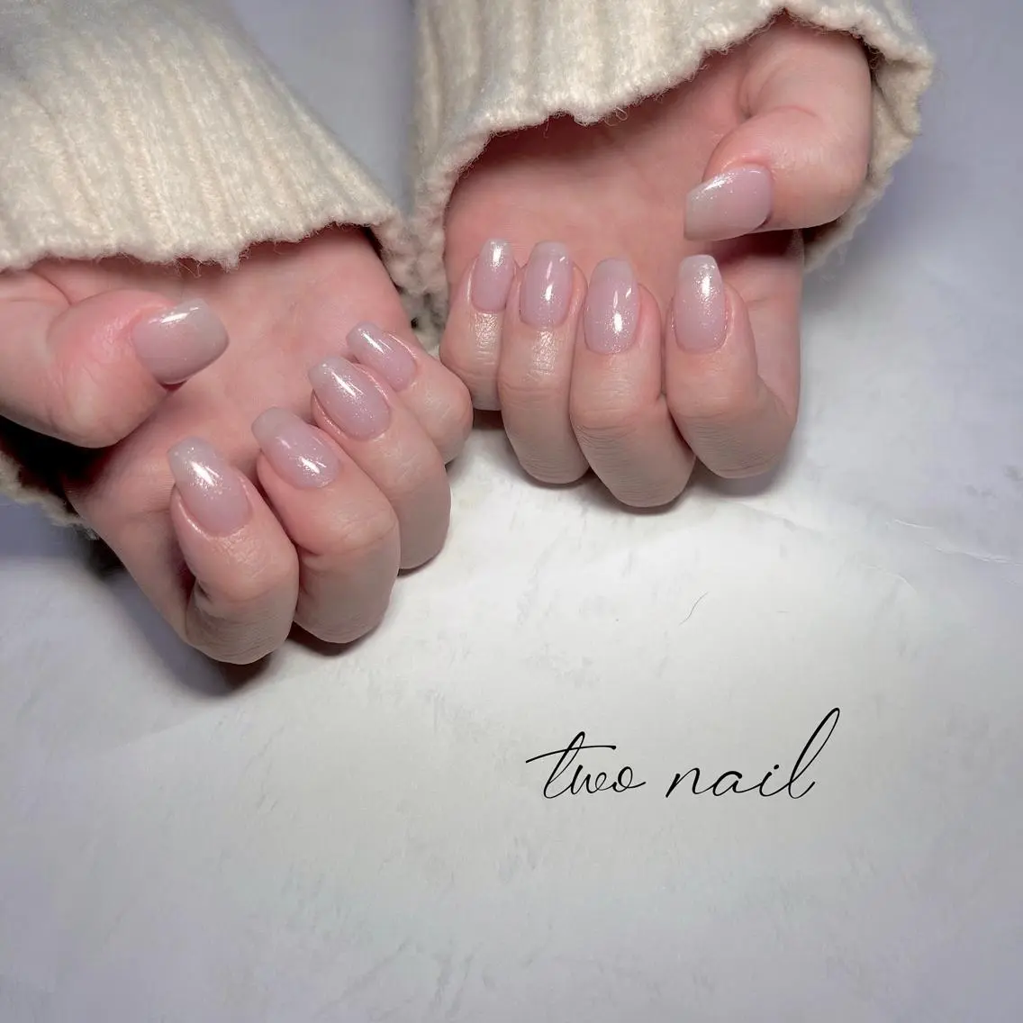 ネイル アートネイル フットネイル ハート ニュアンスネイル オフィスネイル ハンドネイル two nailのネイルデザイン