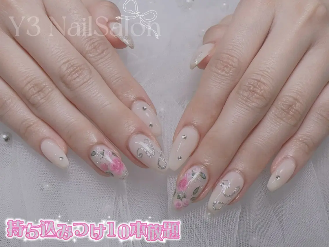 ネイル 持ち込み ハンドネイル Y3 NailSalonのネイルデザイン