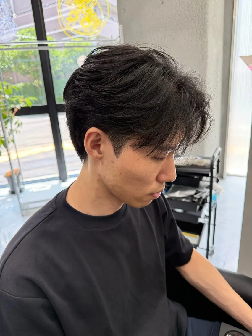 メンズ メンズパーマ ツーブロック 刈り上げ カット ［メンズ特化］神谷 清のヘアスタイル