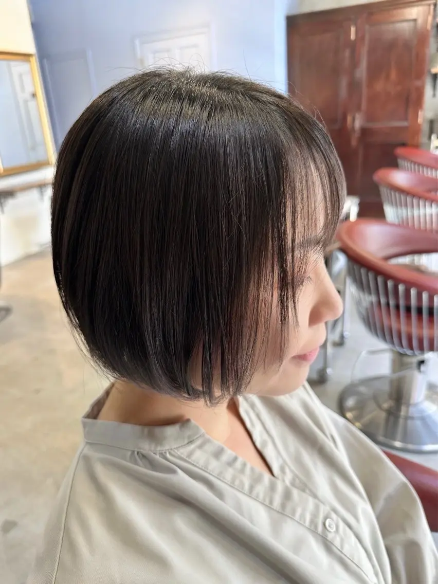 ショート ボブレイヤー ボブ レイヤーカット カット 千葉駅徒歩1分✂︎ 宮内のヘアスタイル