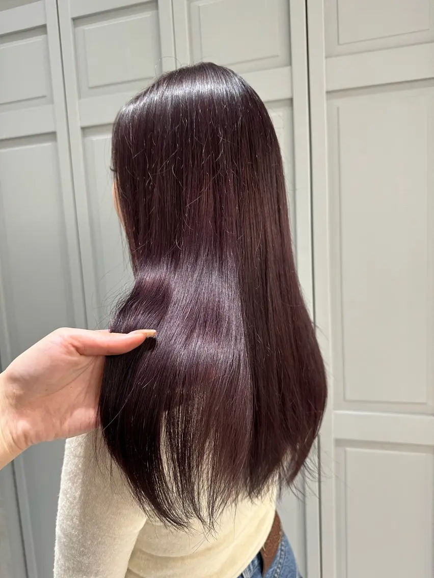 ロング カラー ブリーチ 髪質改善 トリートメント カット ヘアカラー トリートメント Minami🩵 新宿のヘアスタイル