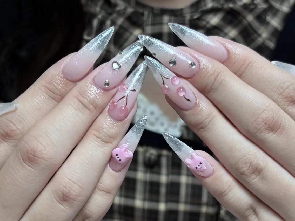 ネイル アートネイル 成人式 ジェルネイル 夏ネイル ネイルチップ アンアンBelle Nail 池袋のネイルデザイン