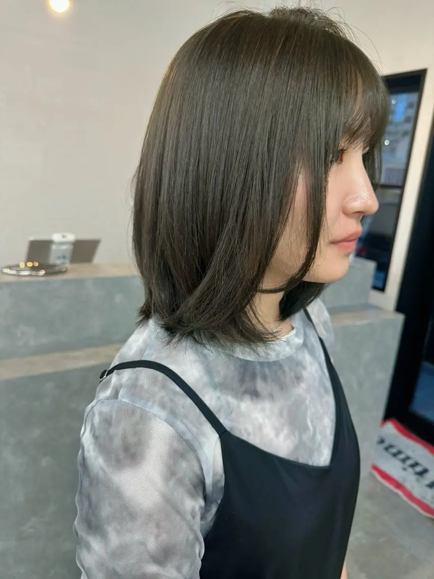 ミディアム ヘアカラー トリートメント miloc🫧 MOMOYOのヘアスタイル