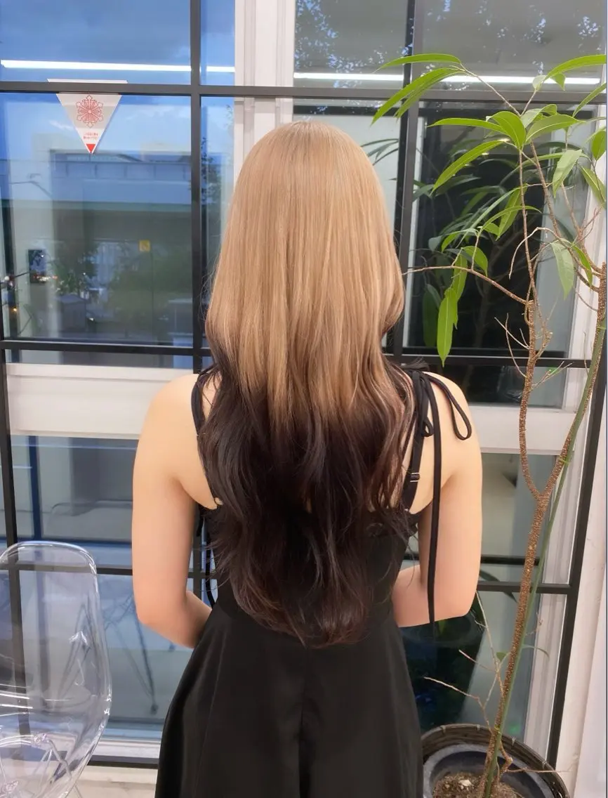 ロング カラー ブリーチ デザインカラー JILL🌟 せいゆのヘアスタイル