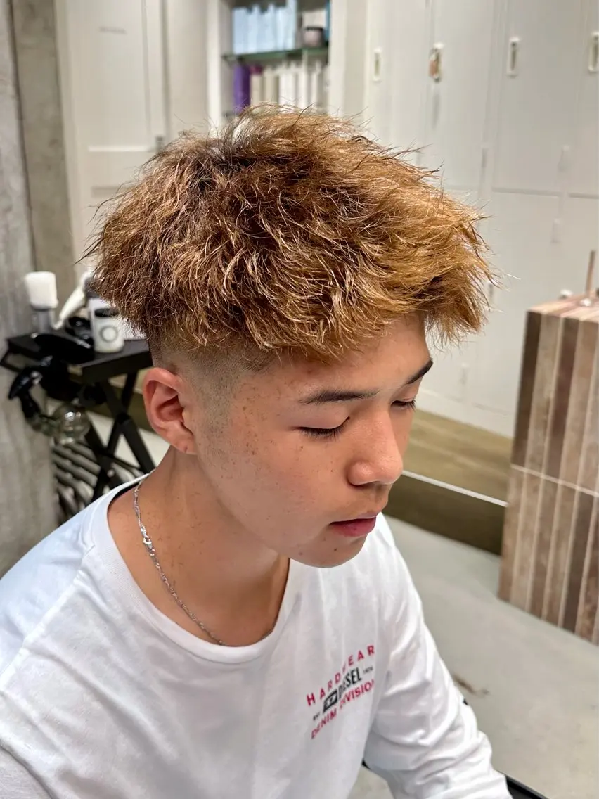ショート メンズ 横浜/メンズ特化/ Farbe/田中颯斗のヘアスタイル