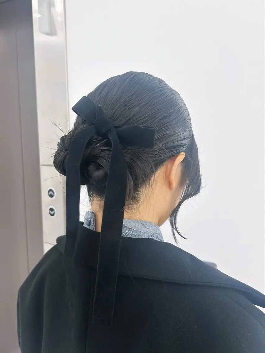 ミディアム ヘアアレンジ ヨシンモリ ヘアセット 立川/韓国ヘア/ メンズパーマ/さくらのヘアスタイル
