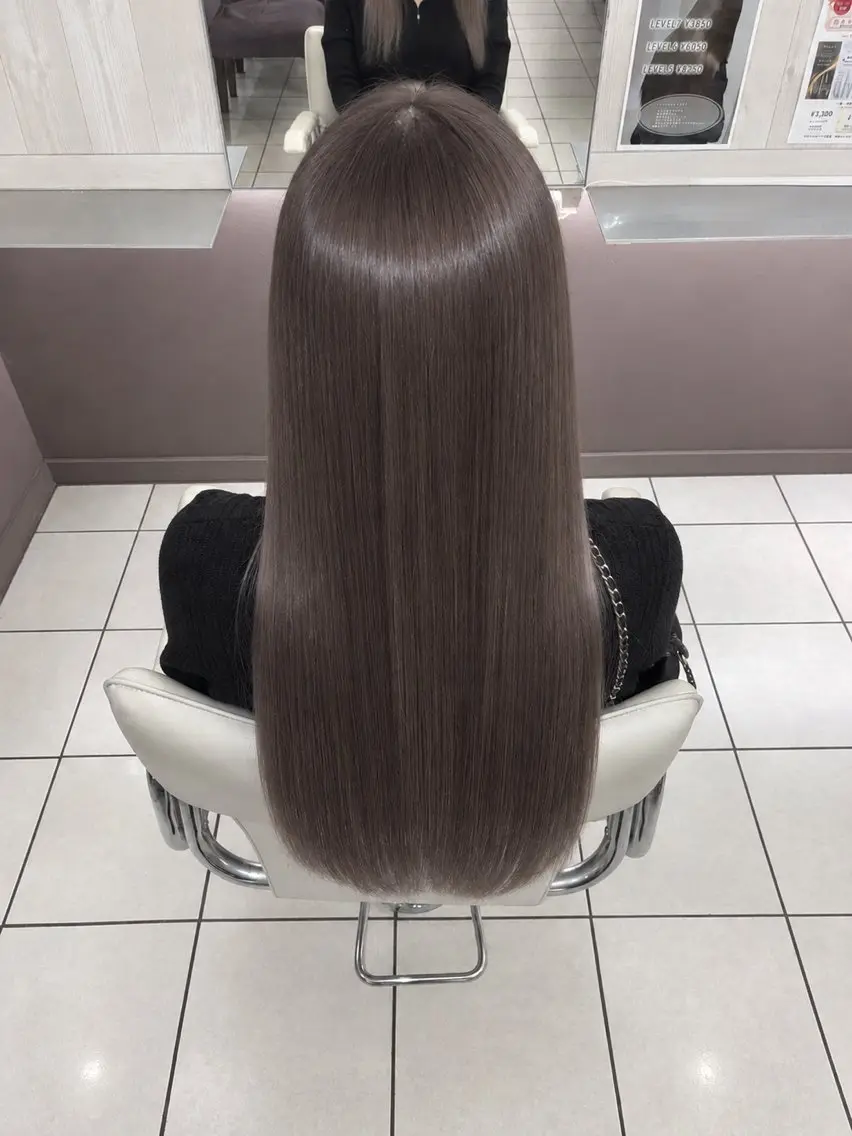 ロング カラー ヘアカラー 【髪質改善特化】艶髪 /艶カラー田野夏鈴‪のヘアスタイル