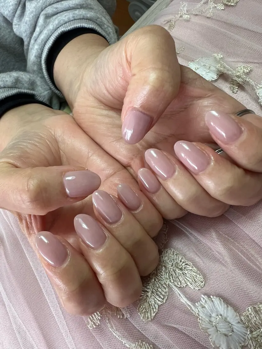 ネイル ワンカラーネイル Luminous ⭐︎のネイルデザイン
