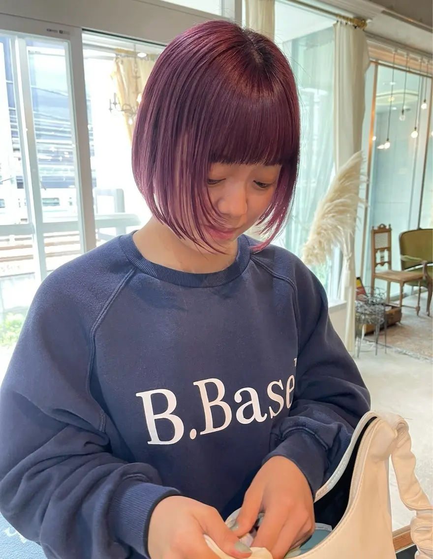 ショート カラー ヘアカラー トリートメント 新百合ヶ丘/ 艶カラー/リノのヘアスタイル