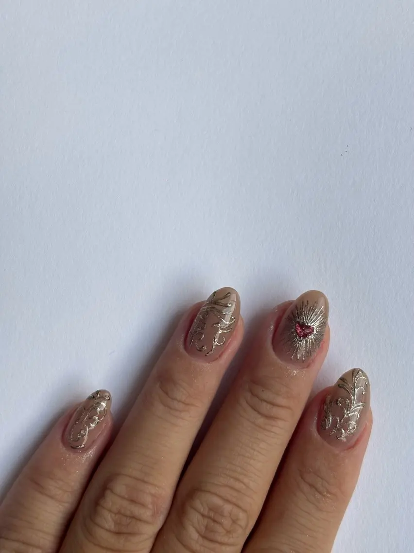 ネイル 手描き🌸ニュアンス monny nailのネイルデザイン