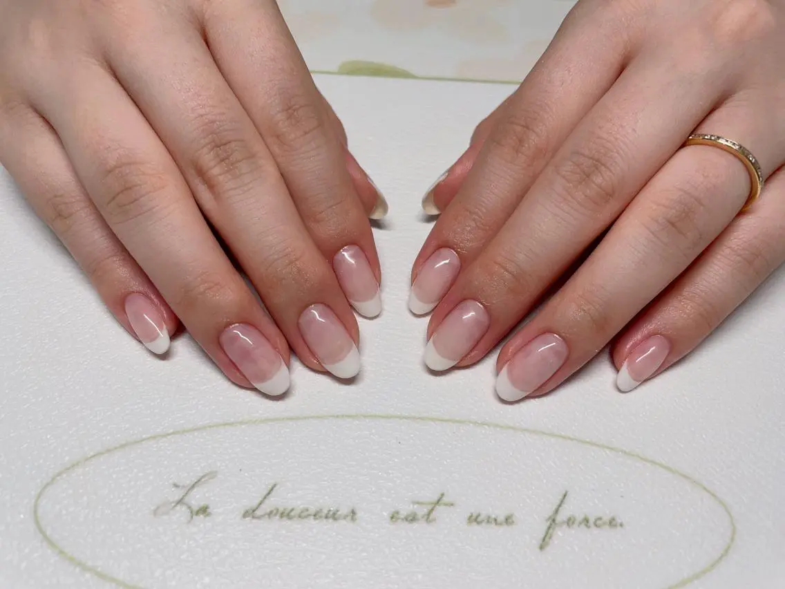 ネイル フレンチネイル ハンドネイル エン Nail salonのネイルデザイン