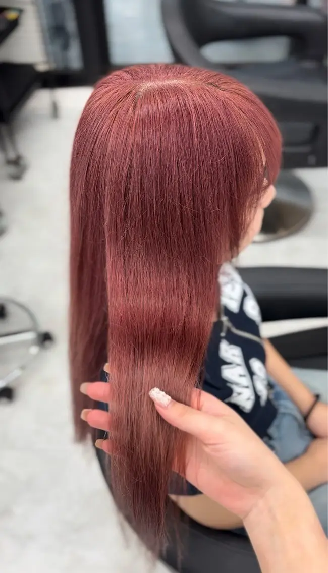 ロング カラー ヘアアレンジ ヘアカラー ヘッドスパ ヘアセット 🫧🎀うる艶暖色 🏹Nanako🎀のヘアスタイル
