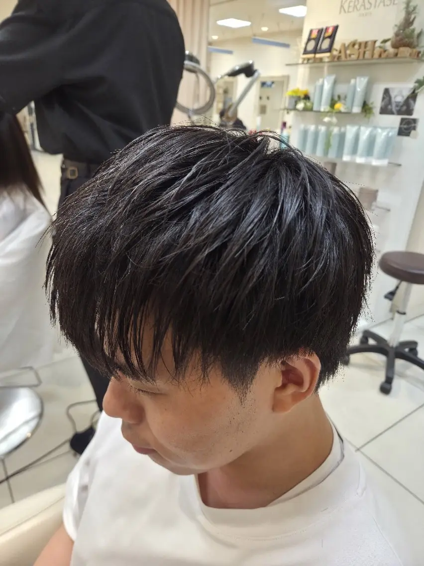 ショート メンズ レイヤーカット カット メンズパーマ/矯正 /カット/樋口捷🔥のヘアスタイル