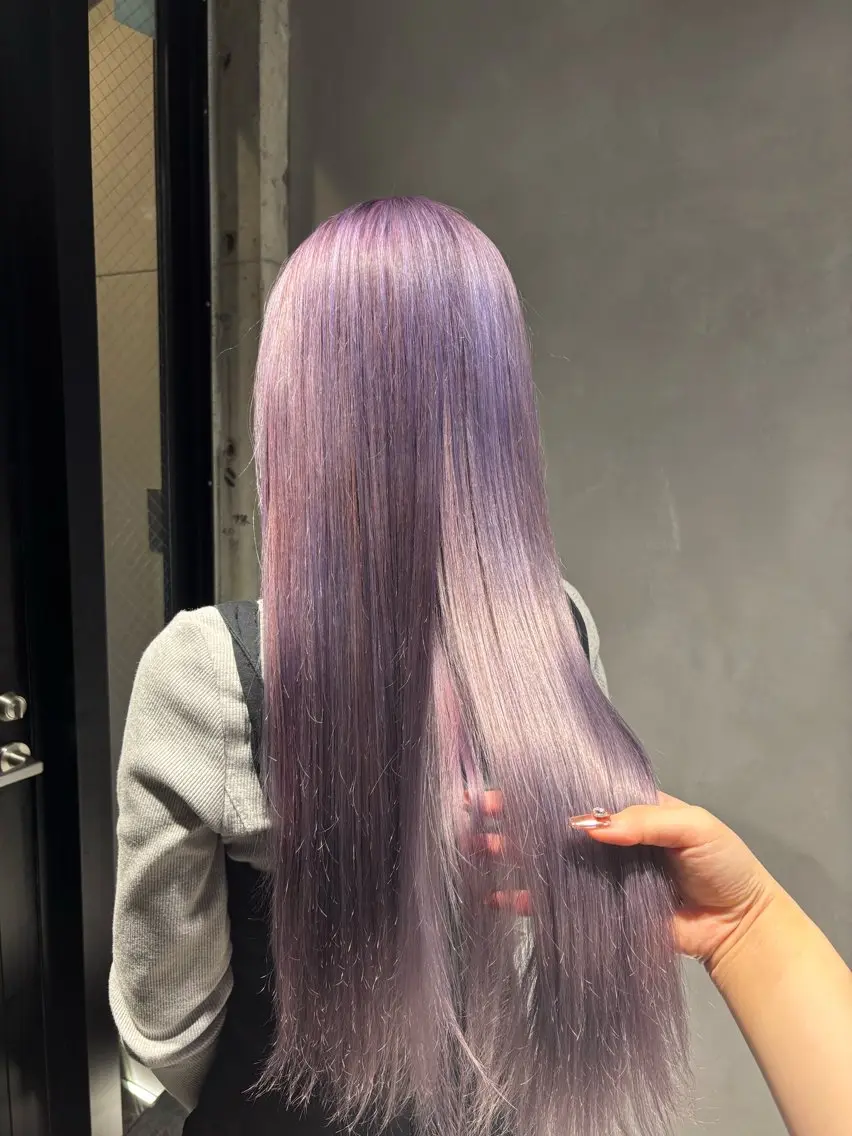 カラー ブリーチ 透明感カラー ヘアカラー 暖色/ハイトーン/ カラー/HBLのヘアスタイル