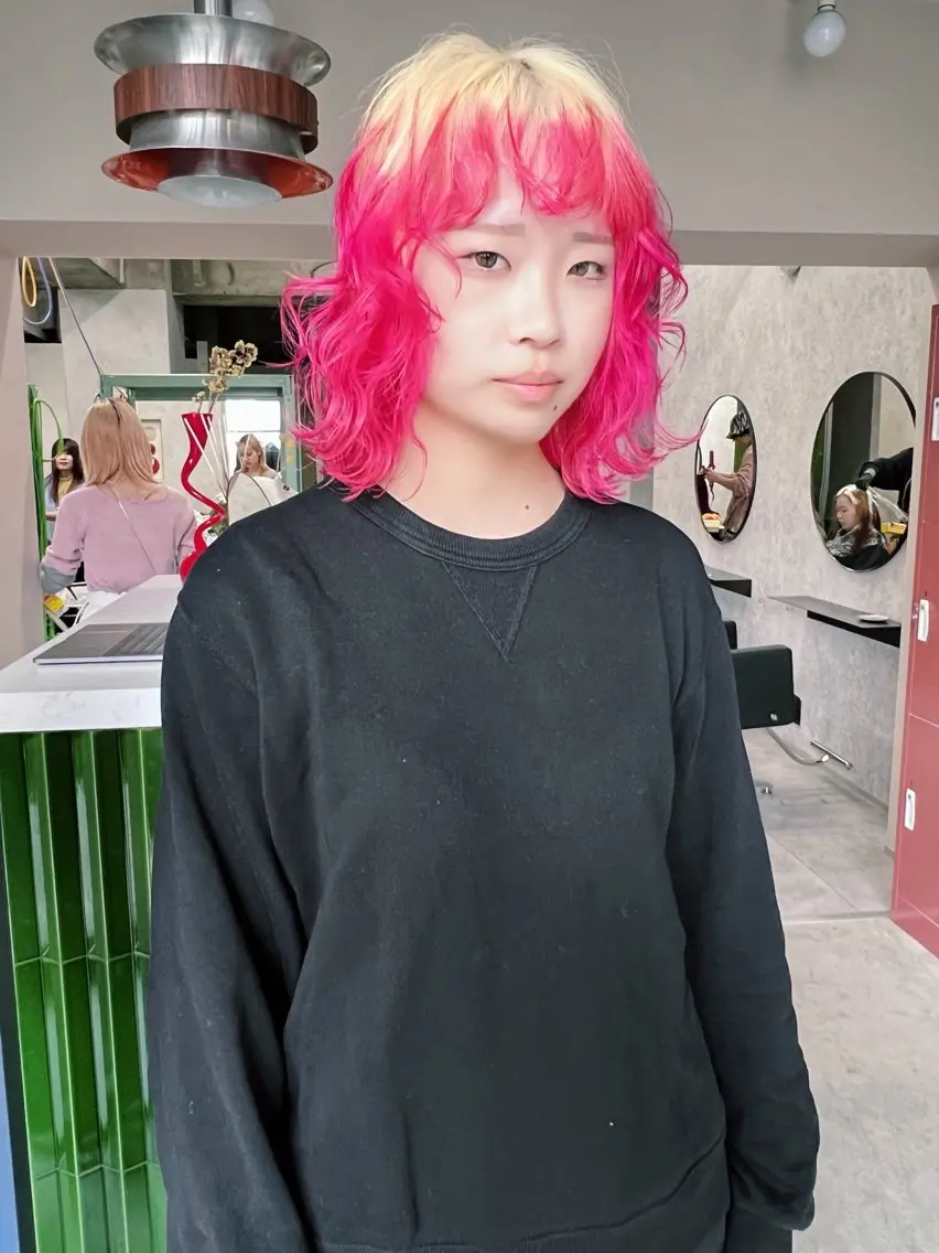 ミディアム カラー 🧡色落ちまで2度 楽しめる🧡ヨシキのヘアスタイル