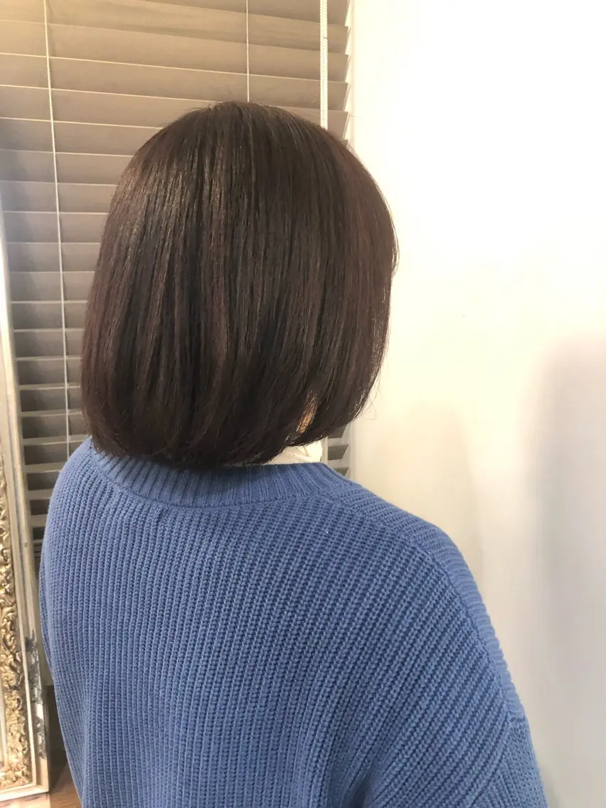 ミディアム カラー risa🐿️ 寒色系カラー🫧のヘアスタイル