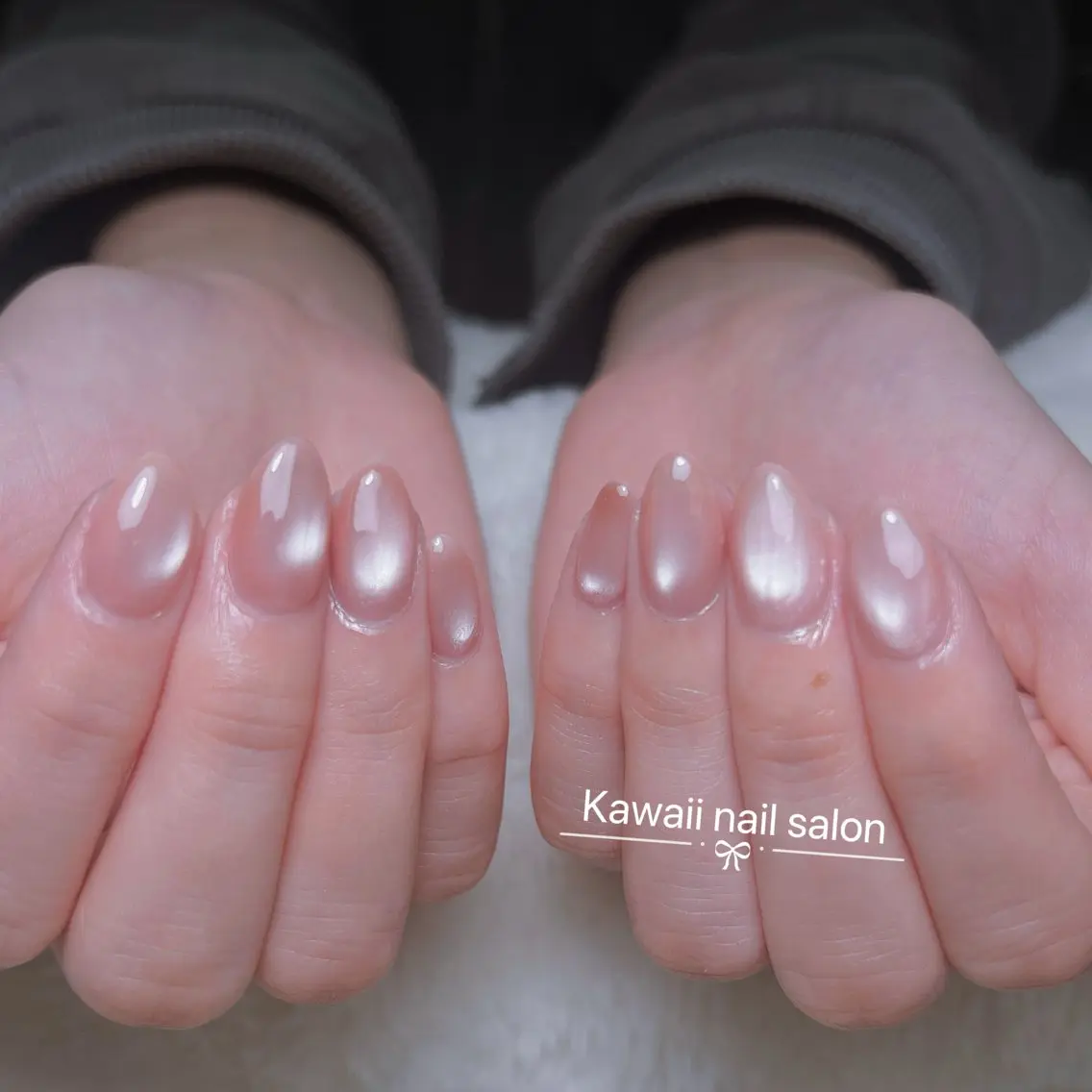 ネイル チークネイル ドット フットネイル フレンチネイル 韓国ネイル Kawaii _Nailのネイルデザイン