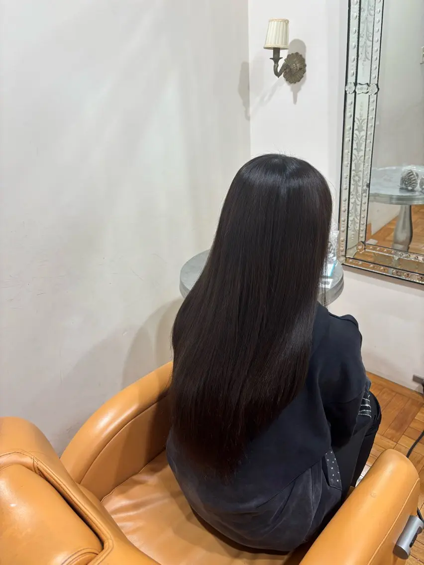 セミロング トリートメント トリートメント 髪質改善/白髪染め 艶感カラー/yuiのヘアスタイル