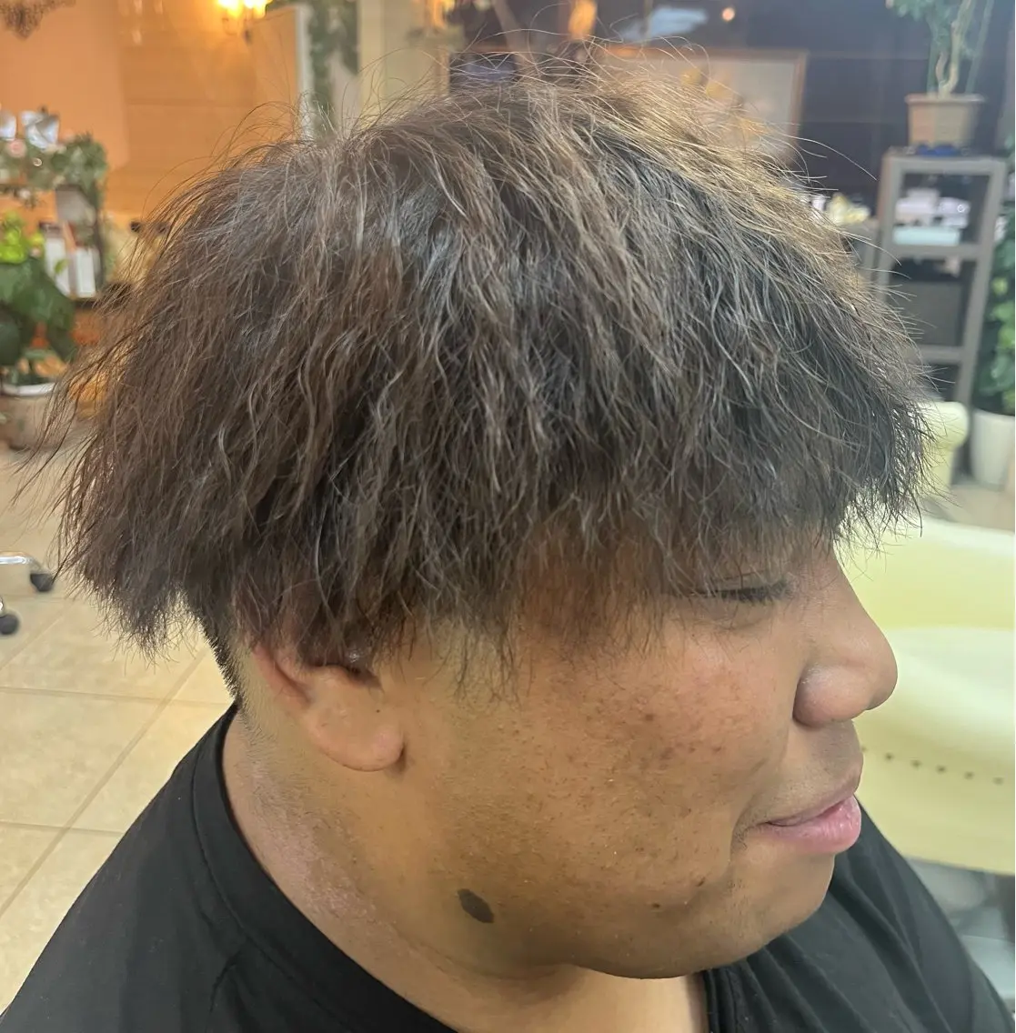 ショート パーマ メンズ パーマ 熊谷 拓海のヘアスタイル