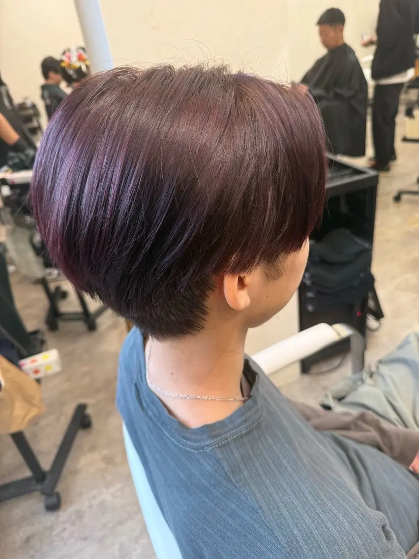 ショート カラー ブリーチ 🦋.*˚オタク美容 師アキバノノカ🦋のヘアスタイル
