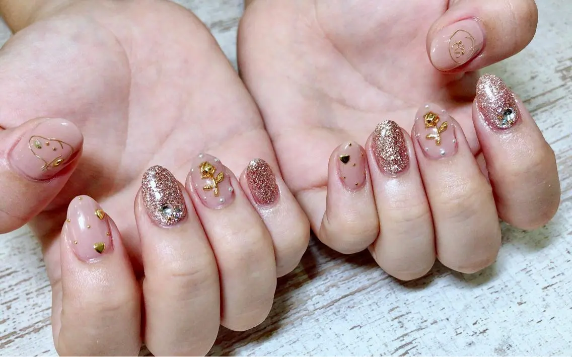 ネイル ブラウン ハンドネイル Lino+ ネイル&よもぎ蒸しのネイルデザイン