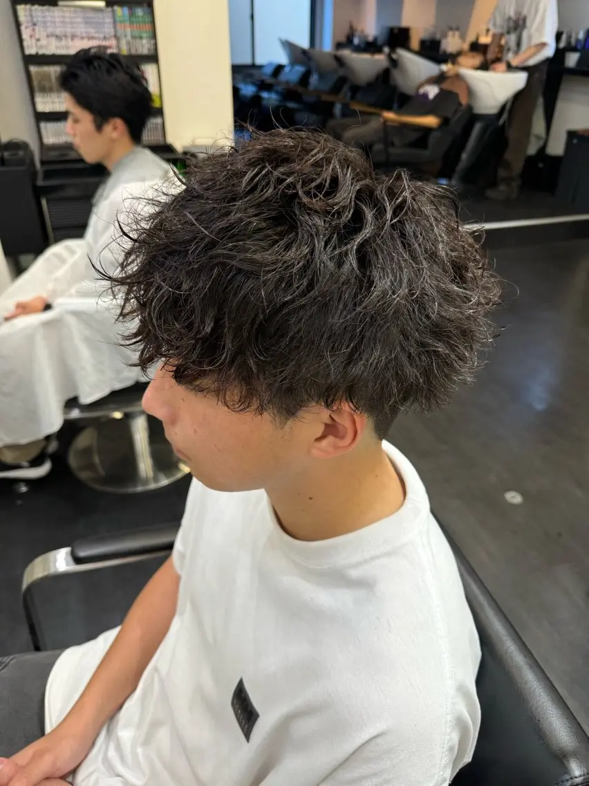 パーマ メンズ カット パーマ トリートメント ✨メンズ特化✨鈴木 遼太のヘアスタイル