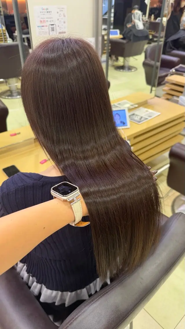 カラー ヘアカラー トリートメント mira🎀 ┊︎透明感カラー🫧のヘアスタイル