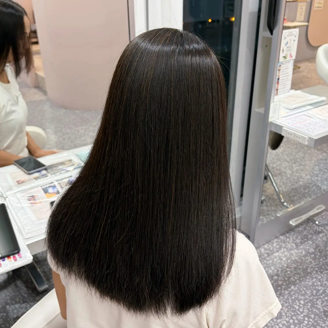 ロング 縮毛矯正 トリートメント 髪質改善/ やまだくるみのヘアスタイル