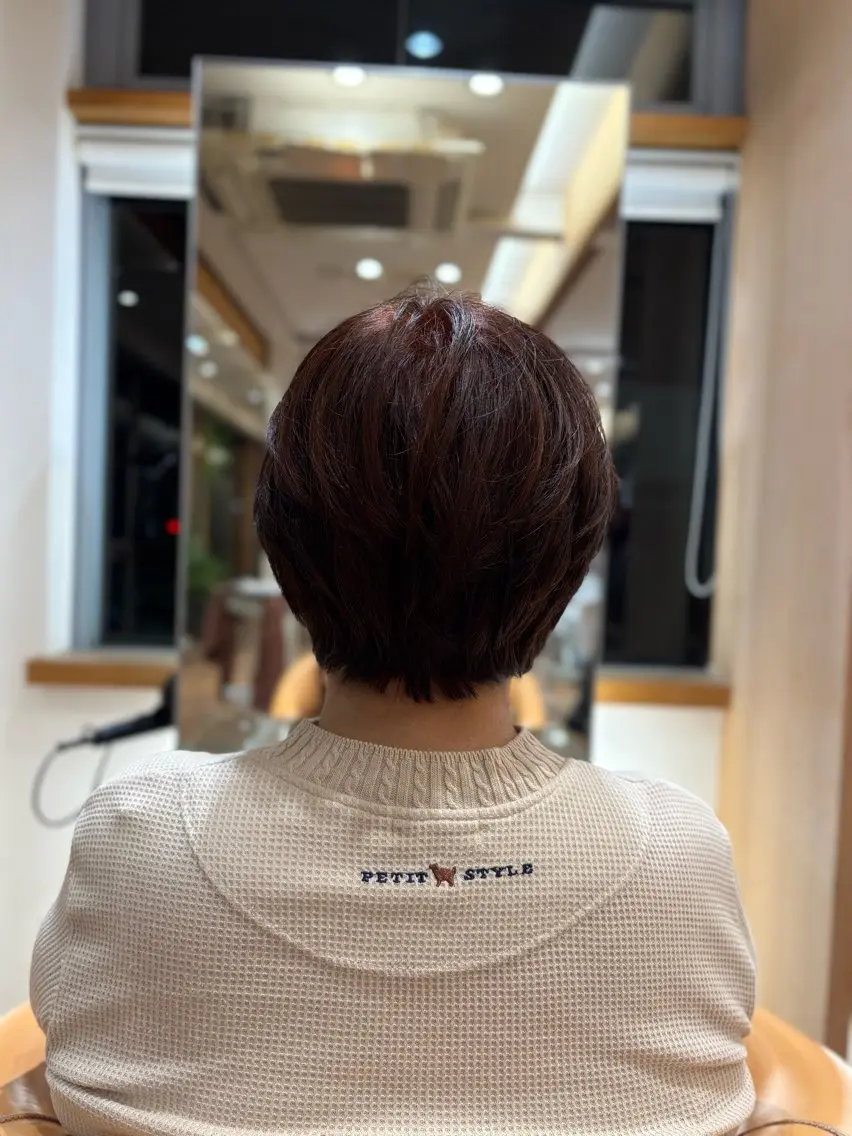 ショート アオキ サキ💫のヘアスタイル