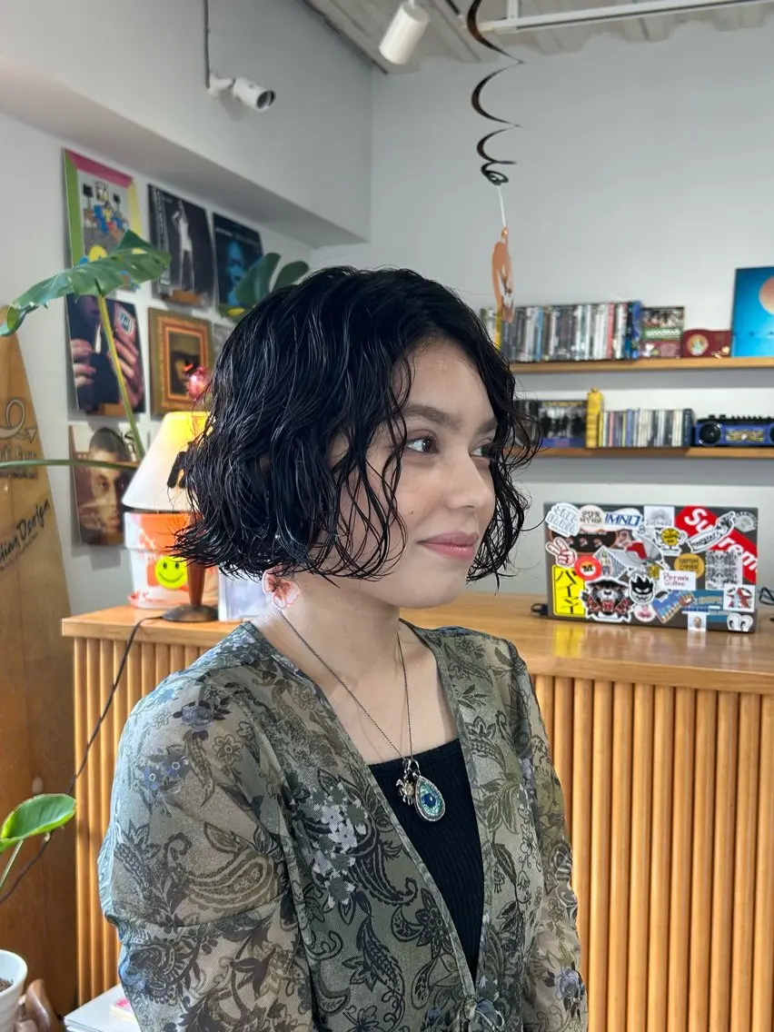 パーマ AOI✖️ BY MY SIDEのヘアスタイル