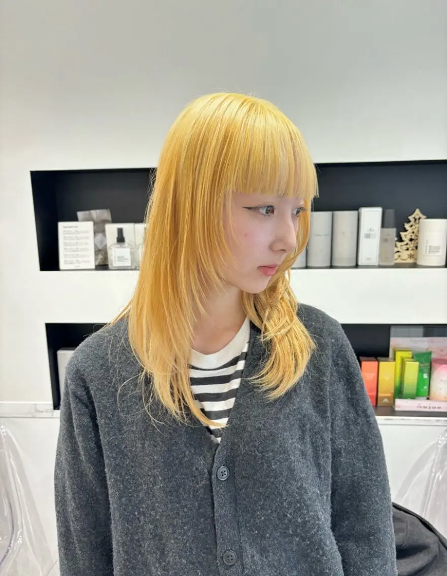 【通常カット】レディースカット🎀🪽(全体のスタイルチェンジ・顔周りレイヤーカット)の写真