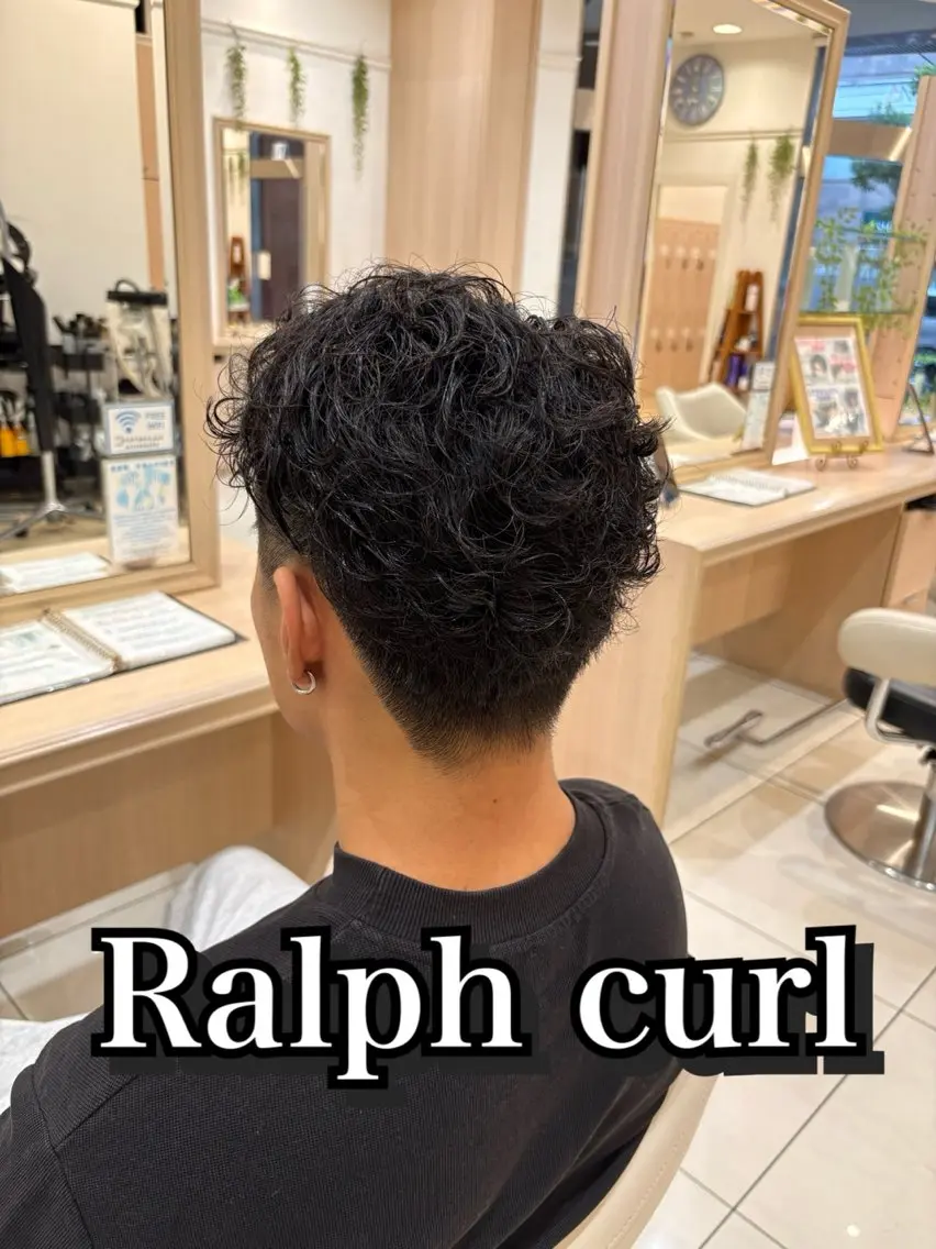 パーマ メンズ メンズパーマ カット パーマ 片野 友椰のヘアスタイル