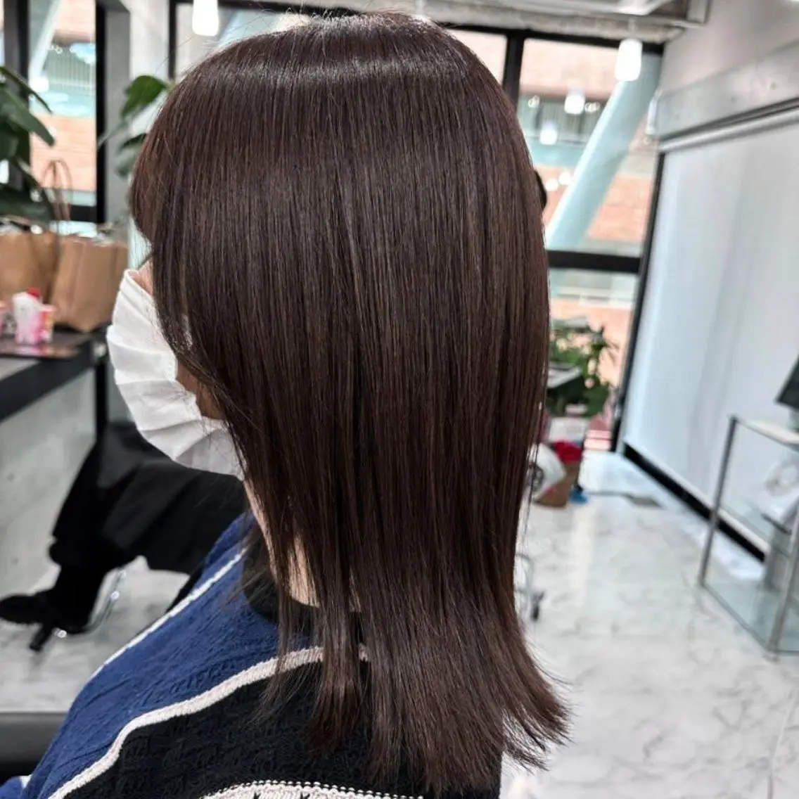 ミディアム カラー ブラウンカラー レッドカラー レッドブラウン ❇️安達 優心❇️ レイヤー/艶髪特化のヘアスタイル