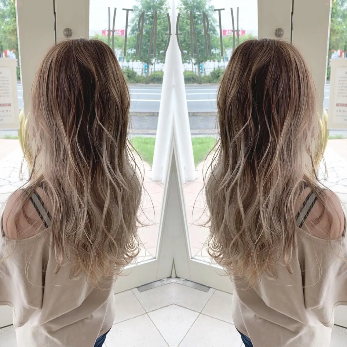 ロング カラー EARTH石巻店 尾形  裕のヘアスタイル