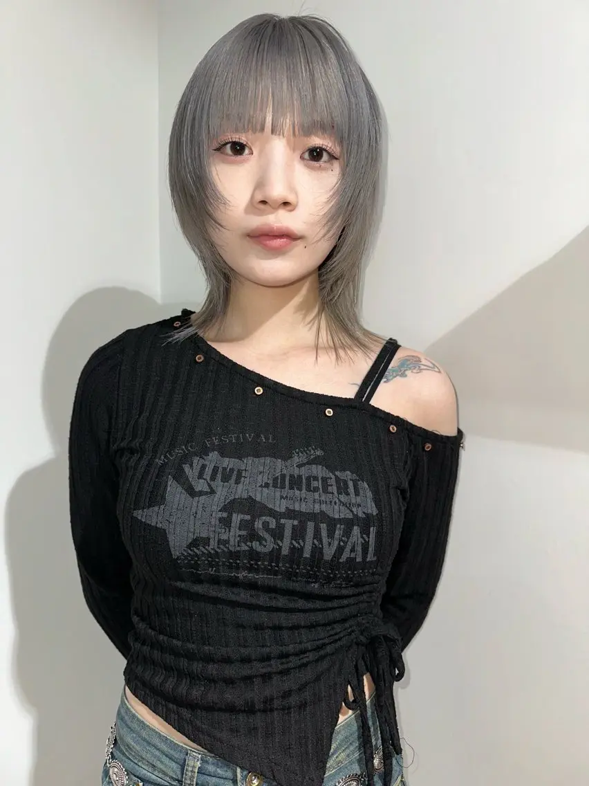 ミディアム カラー カット ヘアカラー トリートメント 🎀オイダイラ モモカ🎀のヘアスタイル
