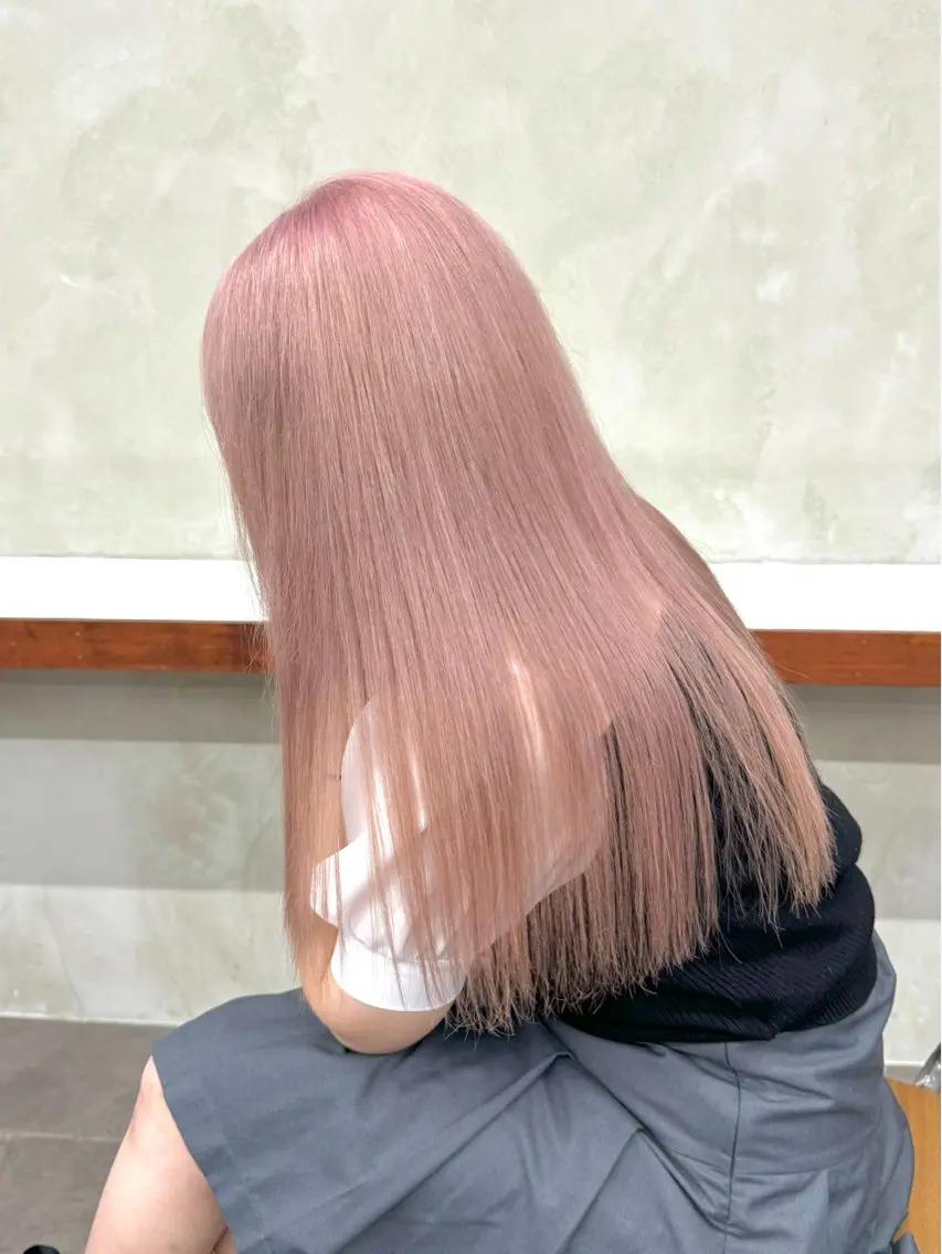 ロング カラー アッシュ ベージュカラー ブリーチ ブロンド ブラウンカラー カット ヘアカラー トリートメント ブリーチ ハイトーン 特化🌈フジタハルキのヘアスタイル