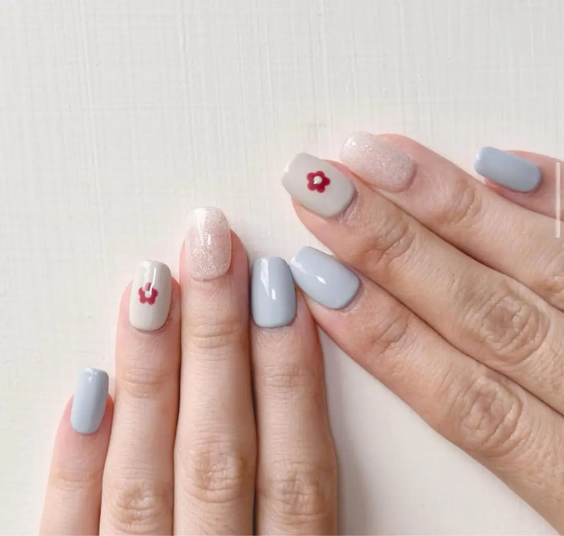 ネイル アートネイル 成人式 ジェルネイル ニュアンスネイル ネイルチップ Kora Nailのネイルデザイン