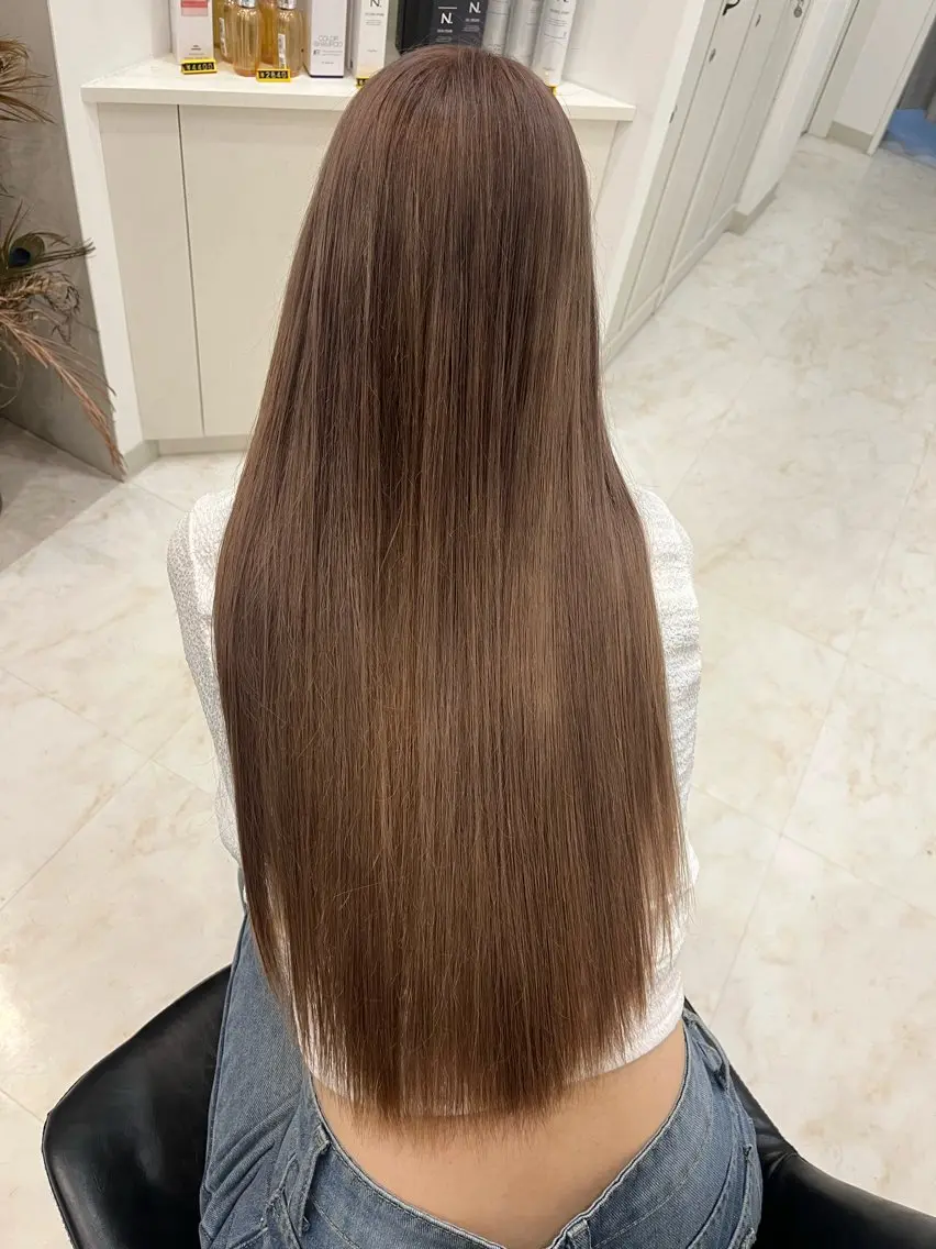 ロング ヘアカラー 橋本 聖菜のヘアスタイル