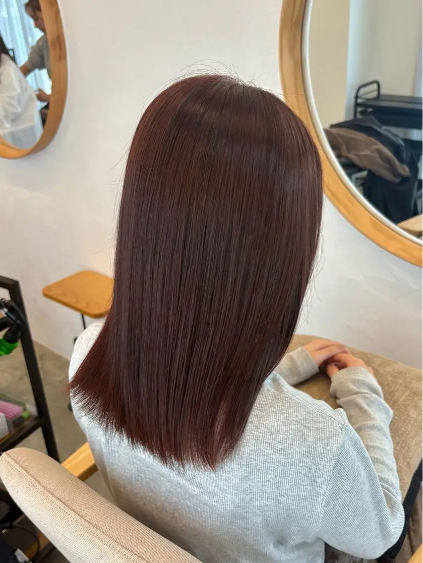 ミディアム カット ヘアカラー トリートメント 🫧 ROVER mizuki 🫧のヘアスタイル