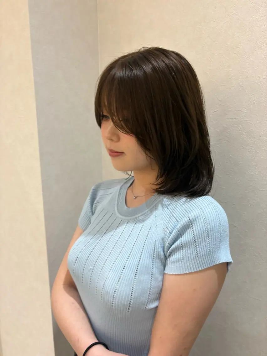 ミディアム カット パーマ balance.赤田 蒼空のヘアスタイル
