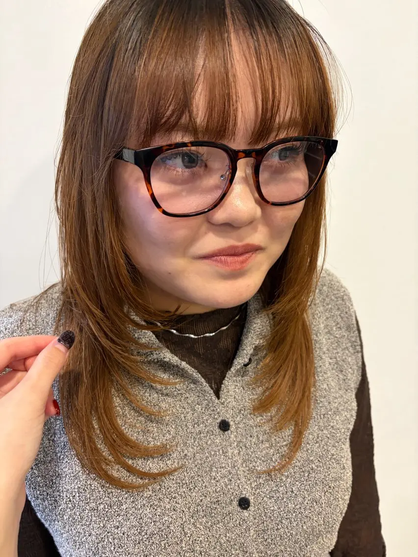 セミロング Nico☺︎🎀YU レイヤー/カットのヘアスタイル