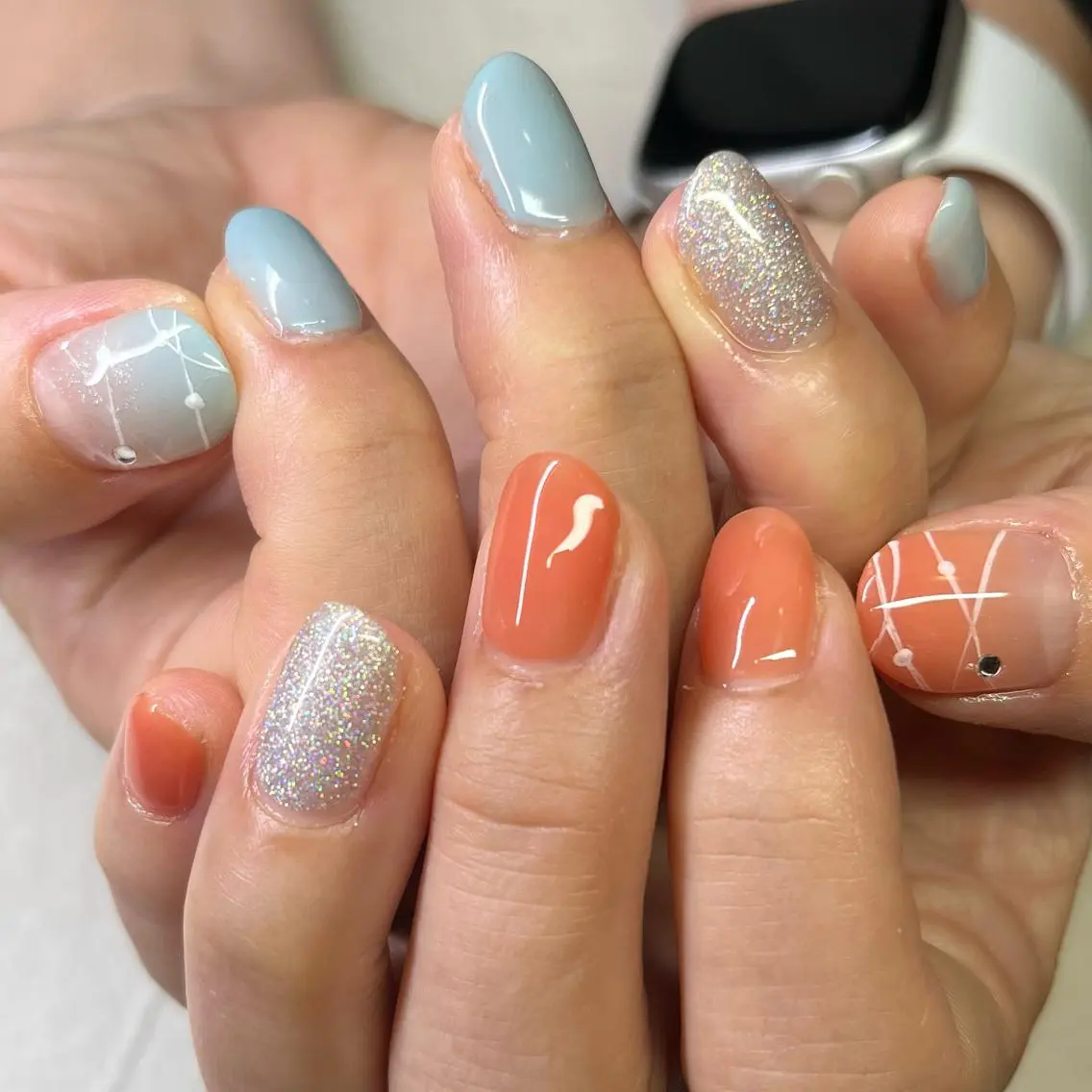 ネイル ハンドネイル ネイルスタジオ コスタ•デルマールのネイルデザイン