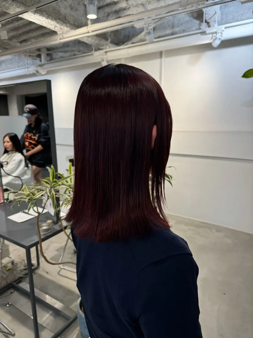 セミロング カット ヘアセット 新宿/顔周りカット +レイヤー=しずく♩のヘアスタイル