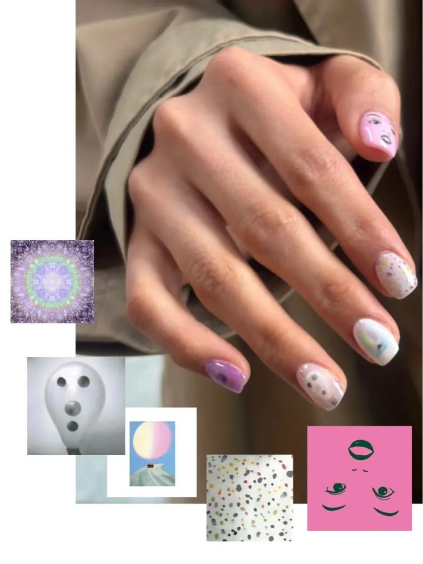 ネイル ハンドネイル ハンドケア 個性派✴︎ｼﾞｬｹ写 ﾈｲﾙ🦋mire-のネイルデザイン